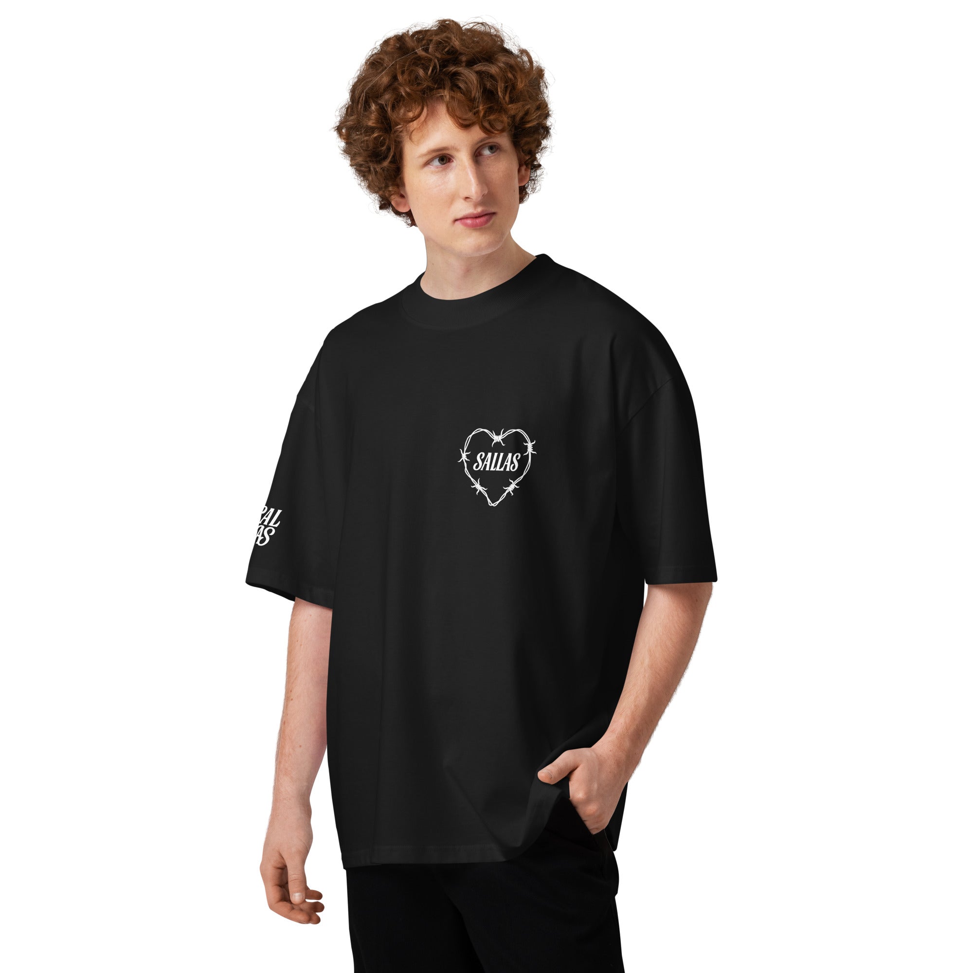 SALLAS Oversized Heart-Love Tee